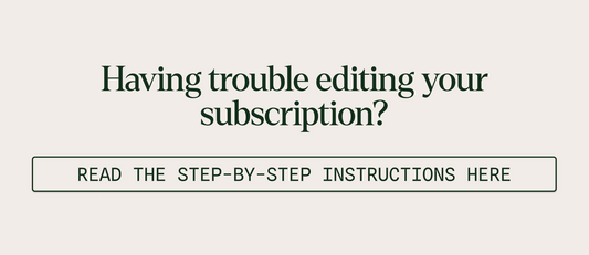 having trouble updating your subscription? 
