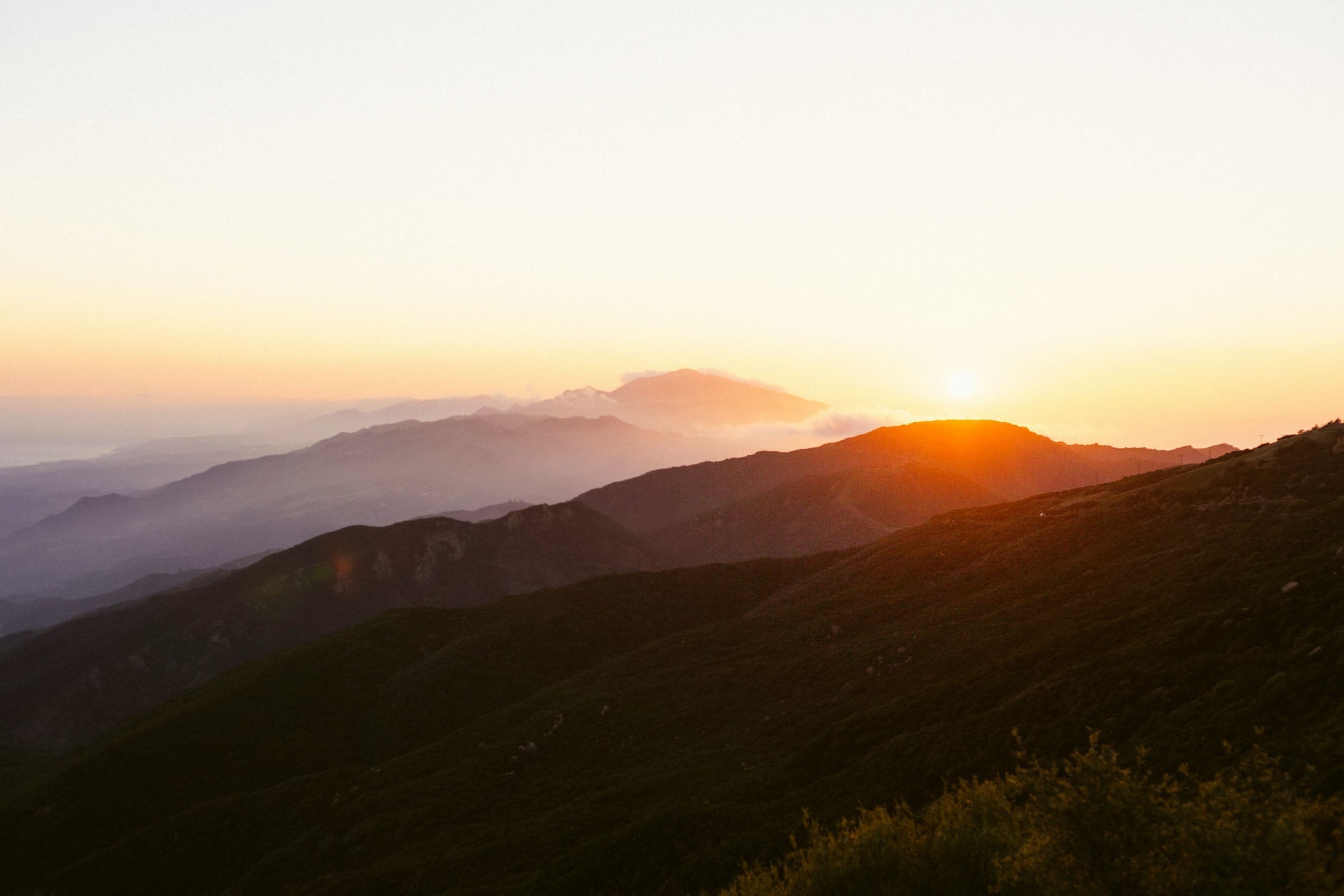 Mountain sunrise