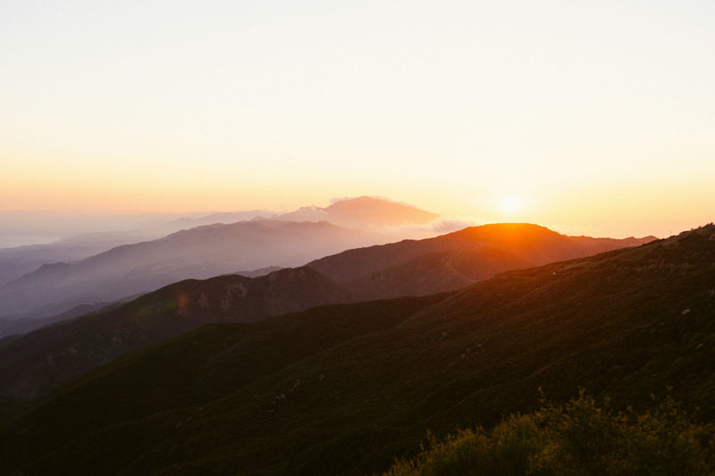 Mountain sunrise