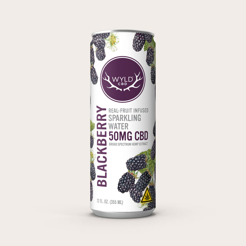 Blackberry CBD Sparkling Water | CBD-Only