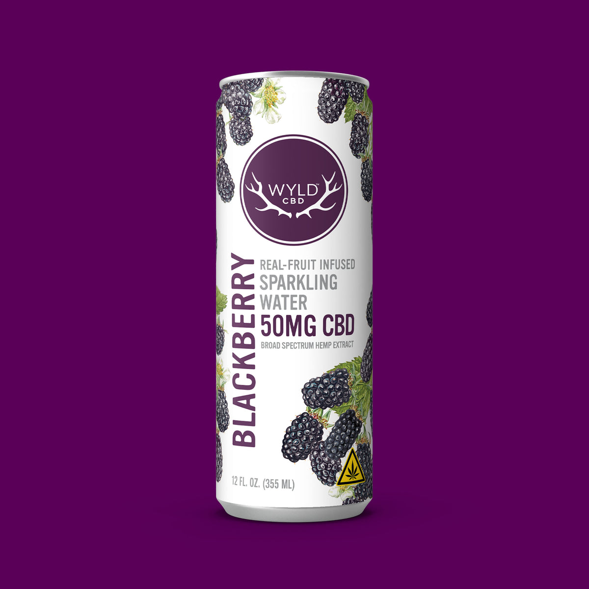 Blackberry CBD Sparkling Water | CBD-Only