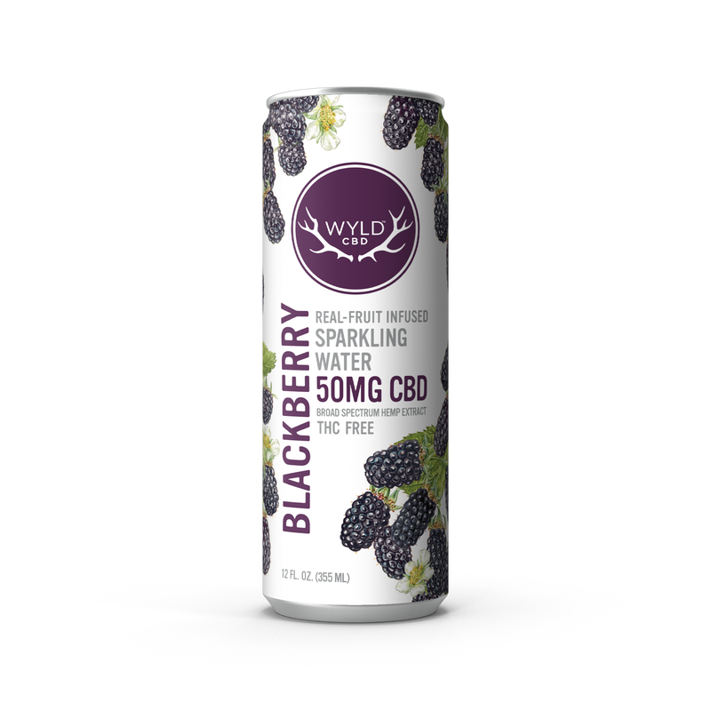 Blackberry CBD Sparkling Water | CBD-Only