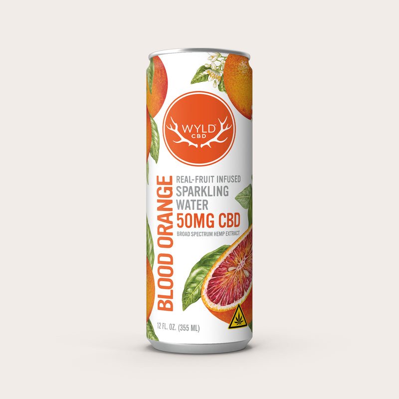 Blood Orange CBD Sparkling Water | CBD-Only