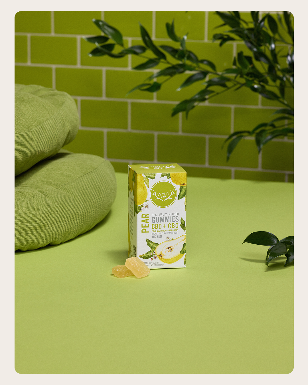 Wyld pear gummies with real pears