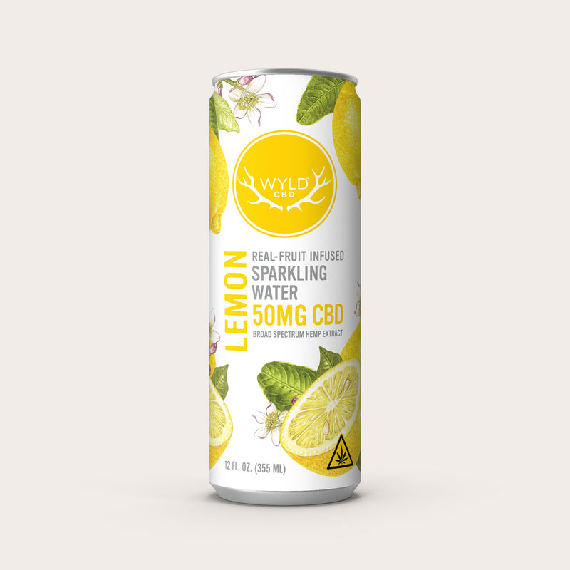 Lemon CBD Sparkling Water | CBD-Only