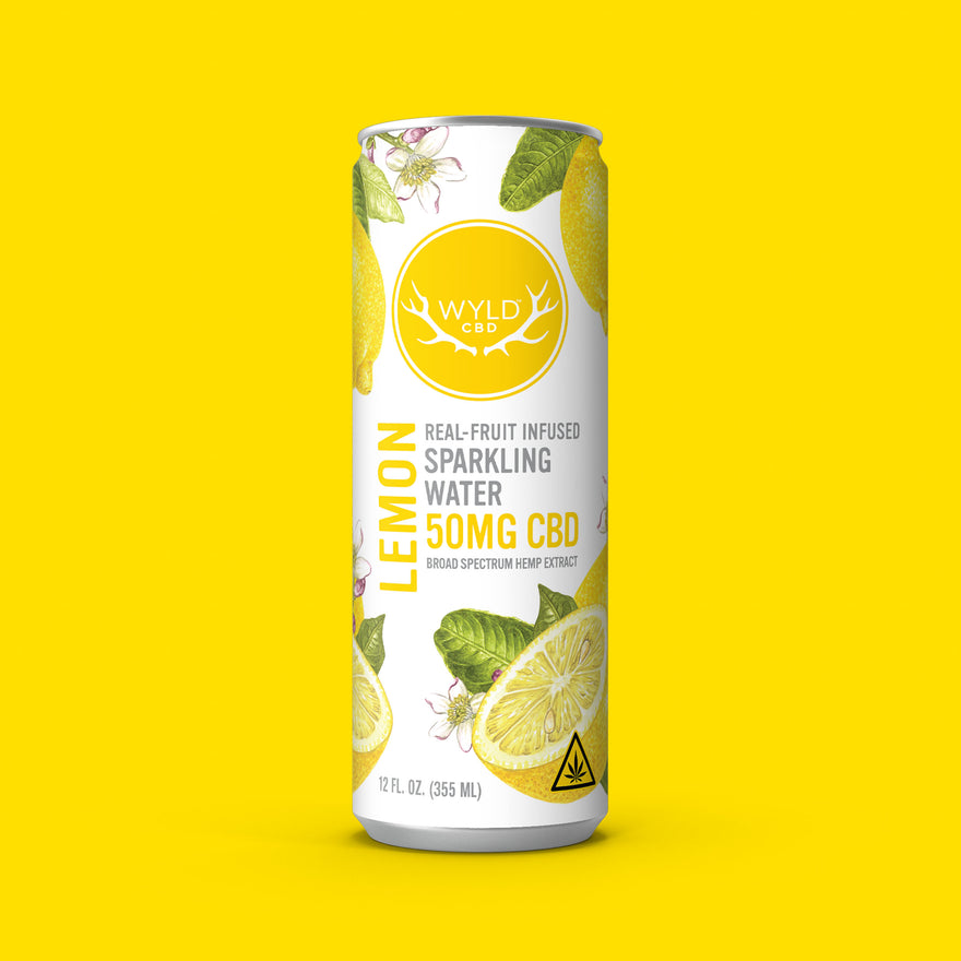 Lemon CBD Sparkling Water | CBD-Only