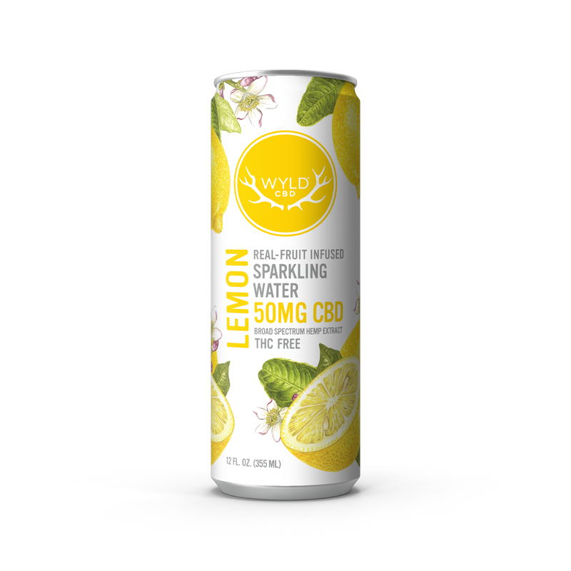 Lemon CBD Sparkling Water | CBD-Only