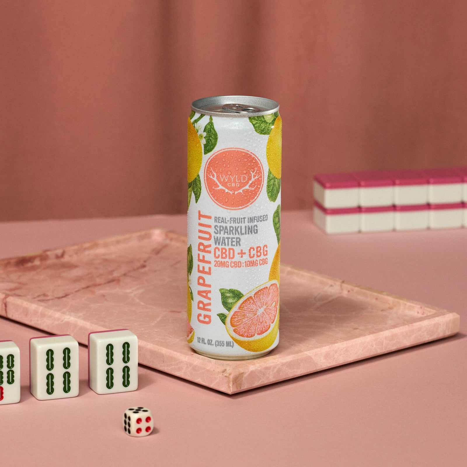 Grapefruit CBD:CBG Sparkling Water | CBD-Only