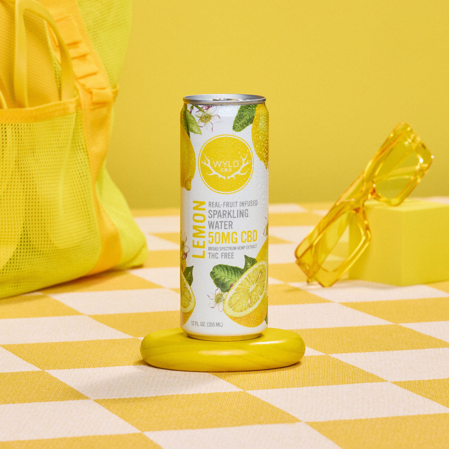 Lemon CBD Sparkling Water | CBD-Only