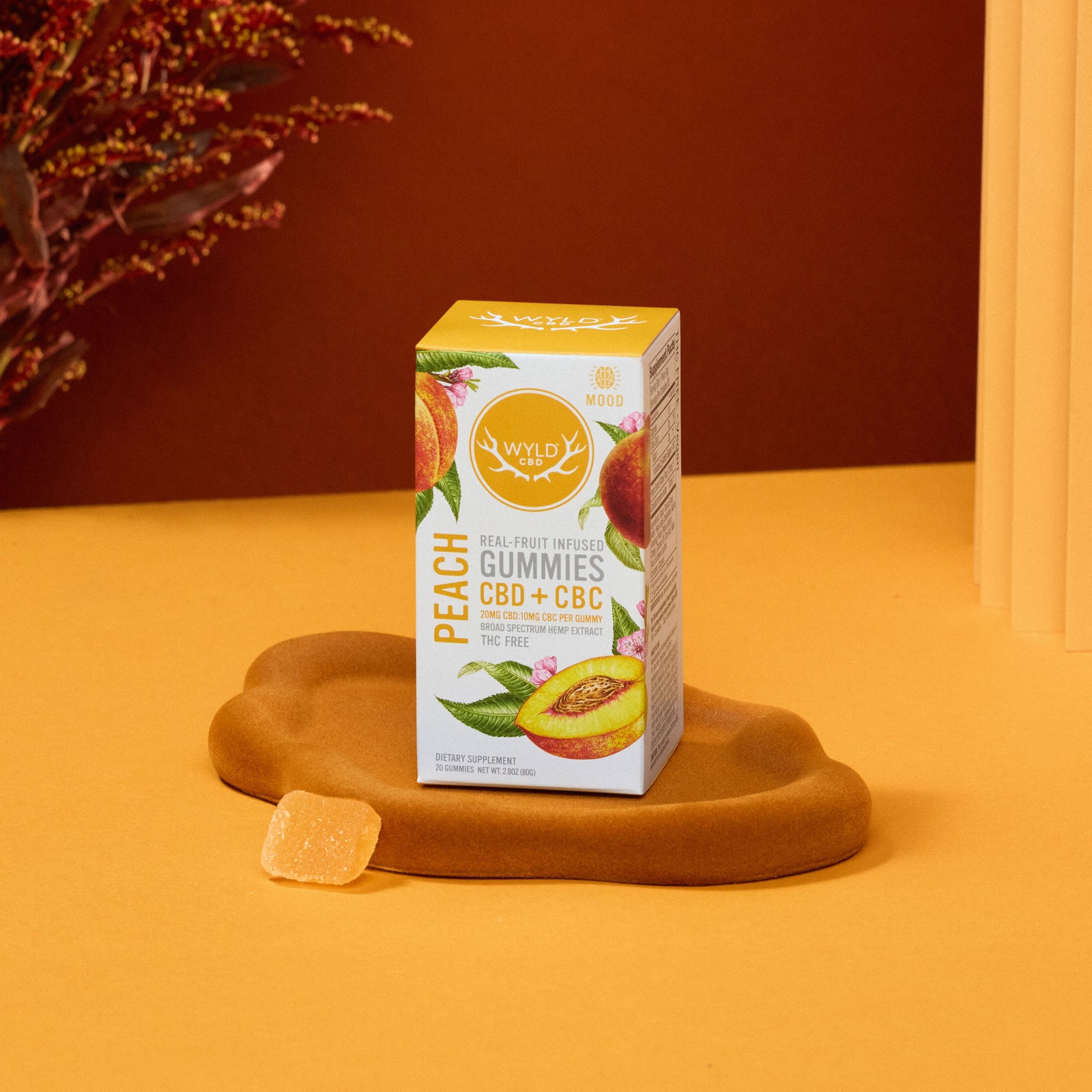 Peach CBD:CBC Gummies | CBD-Only