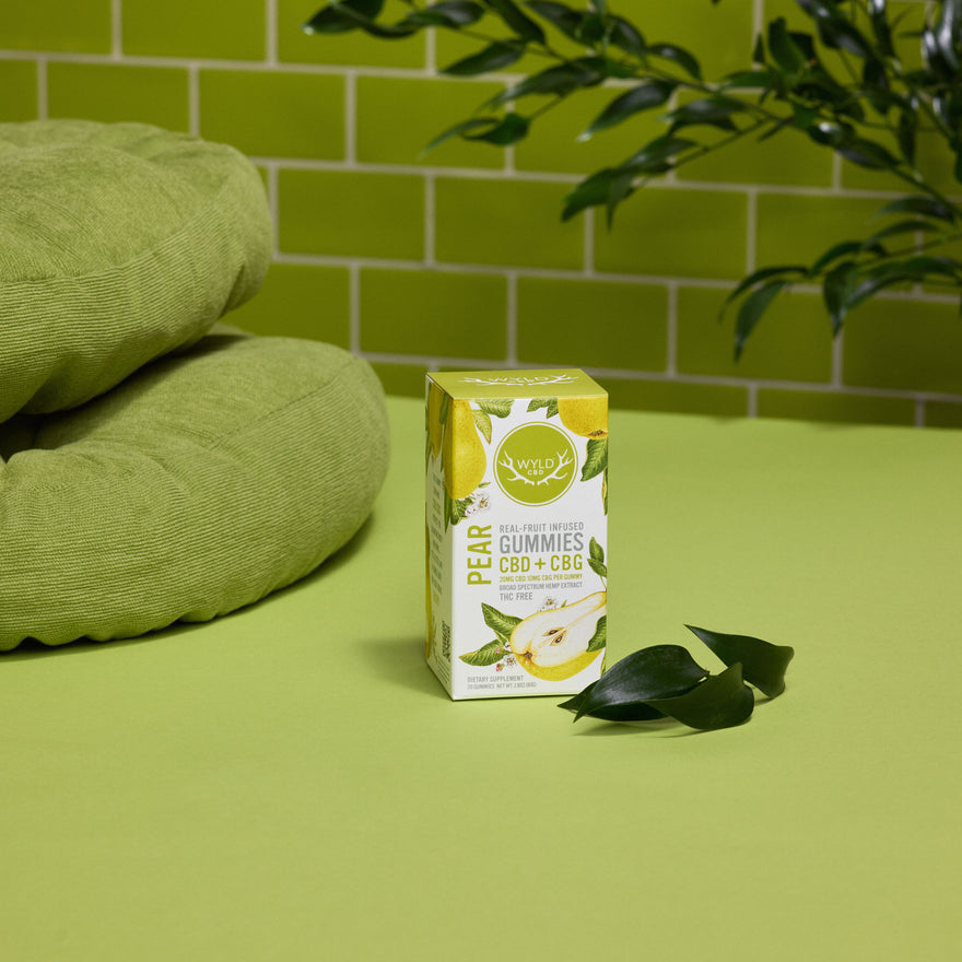 Pear CBD:CBG Gummies | CBD-Only