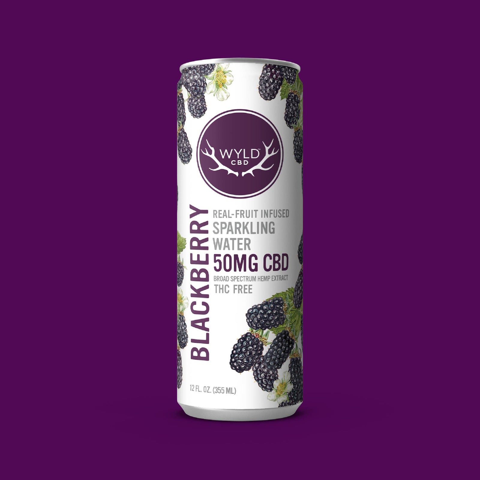 Blackberry CBD Sparkling Water | CBD-Only