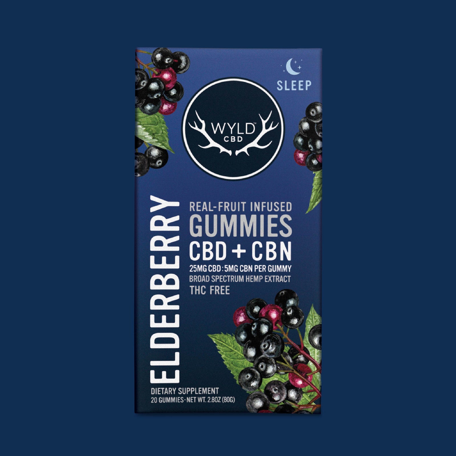 Elderberry CBD:CBN Gummies | CBD-Only