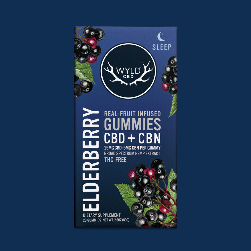 Elderberry CBD:CBN Gummies | CBD-Only