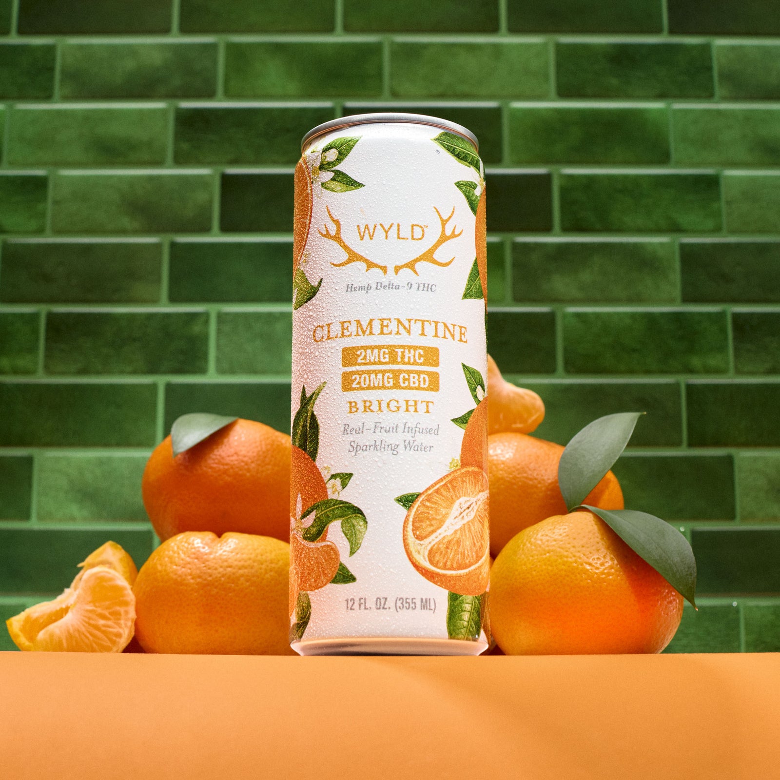 Low-Dose Clementine CBD:THC Sparkling Water | Bright