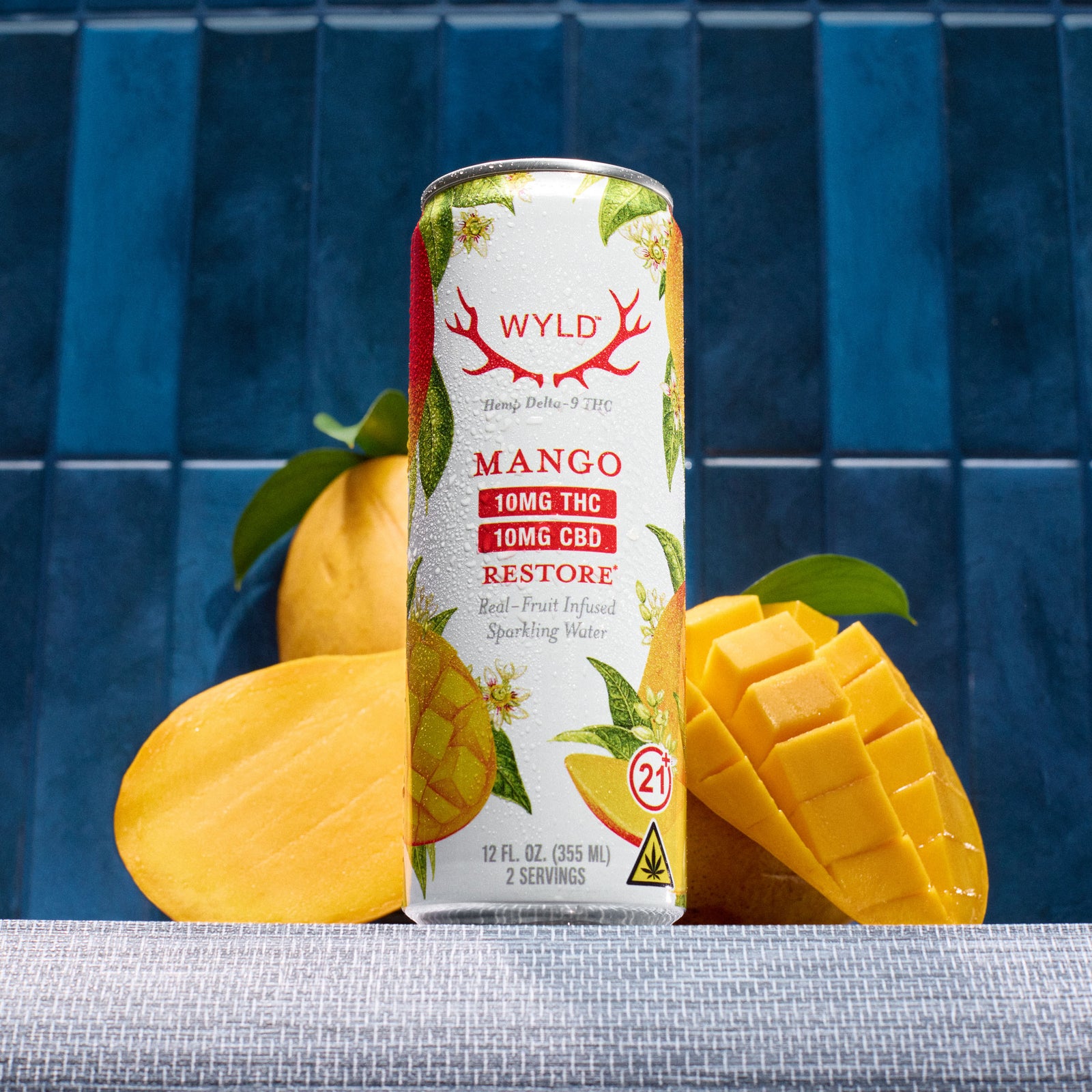 Mango THC:CBD Sparkling Water | Restore