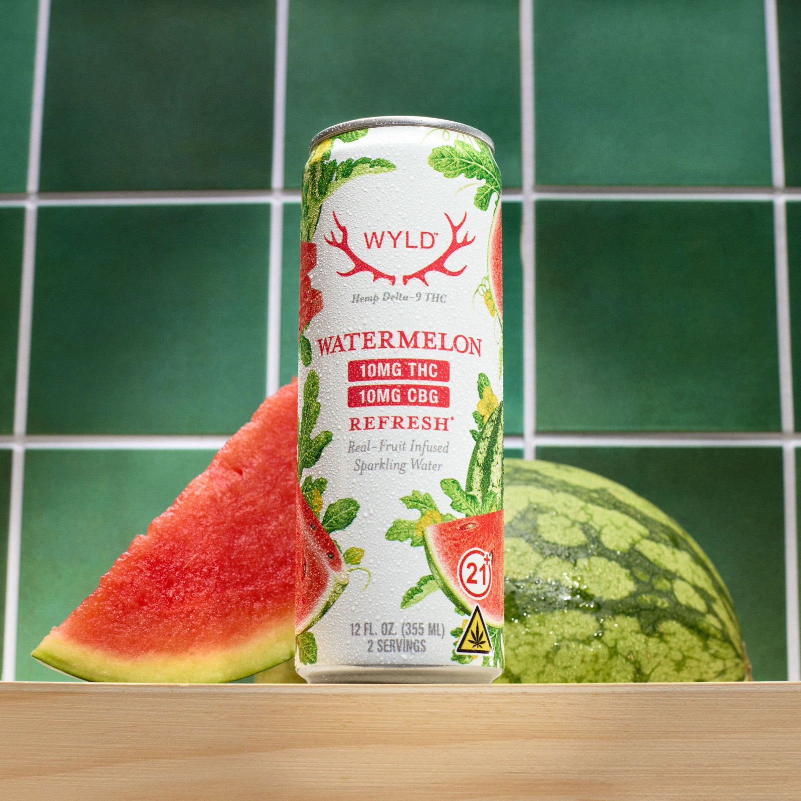 Watermelon THC:CBG Sparkling Water | Refresh