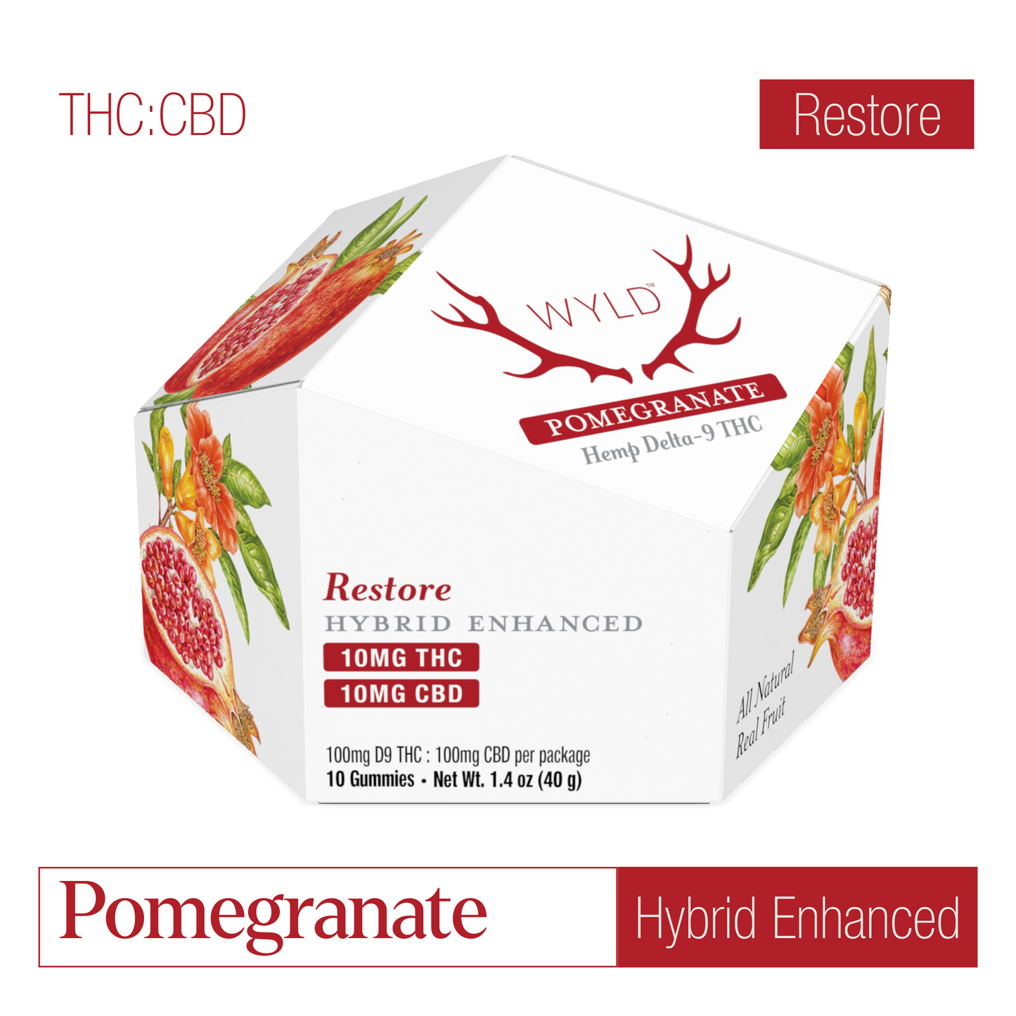 Pomegranate Hybrid 1:1 THC:CBD