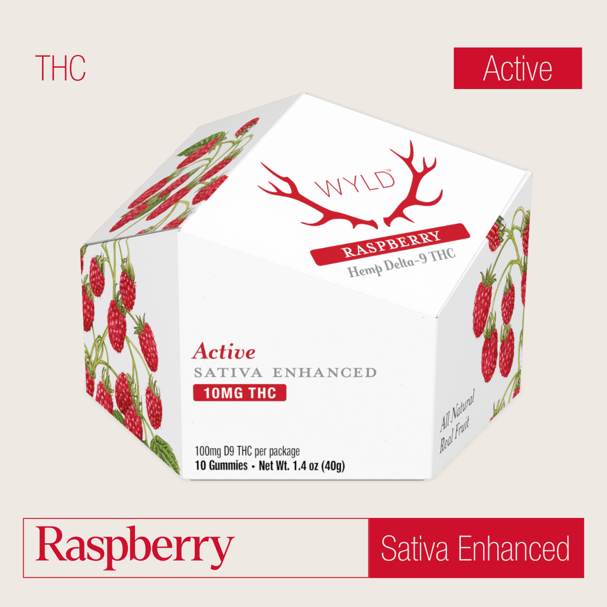 Raspberry Sativa THC | Active – Wyld