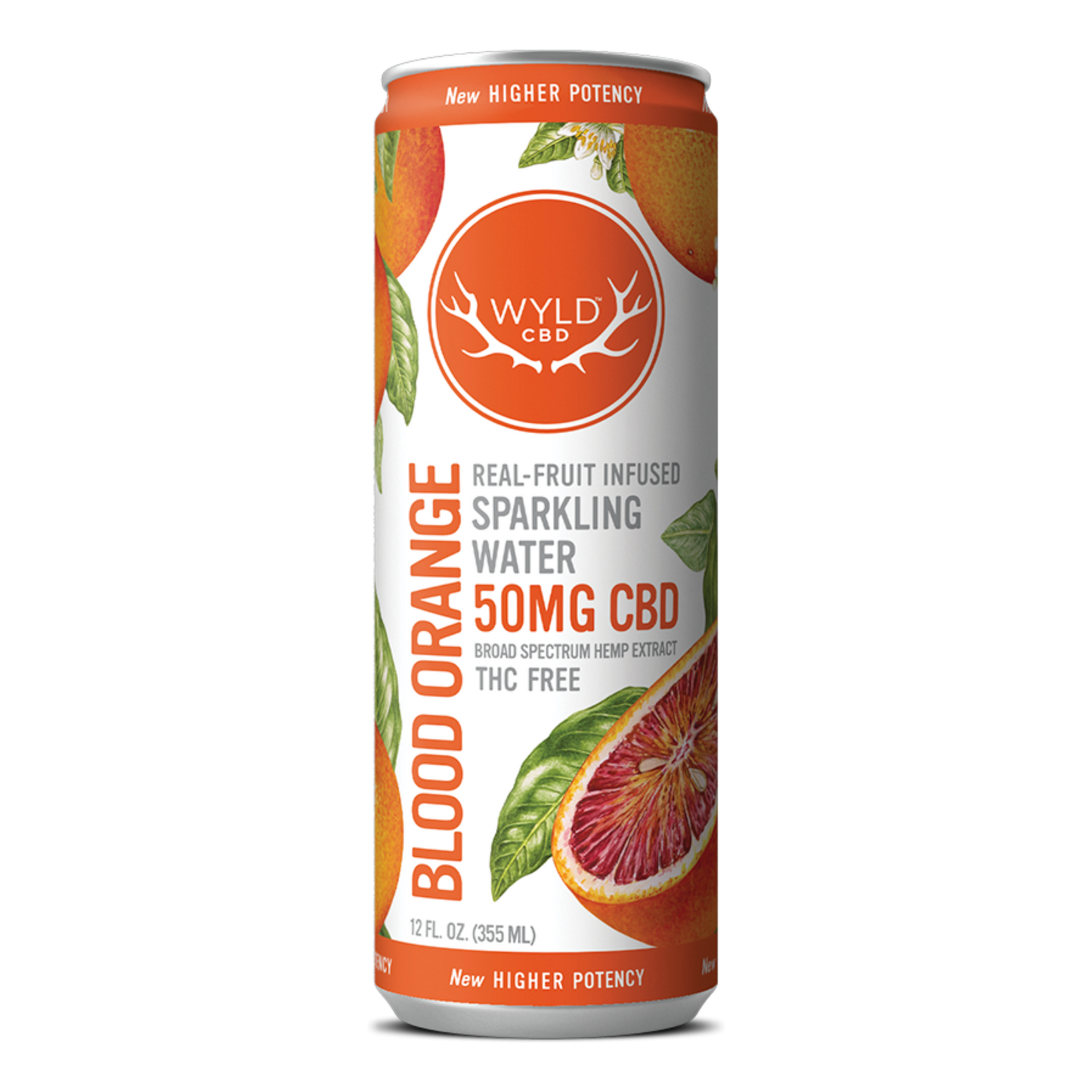 Blood Orange CBD Sparkling Water | THC-Free