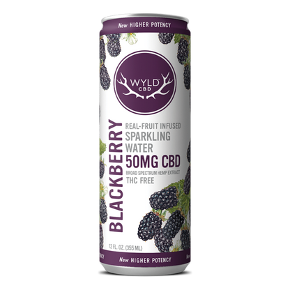 Blackberry CBD Sparkling Water | THC-Free