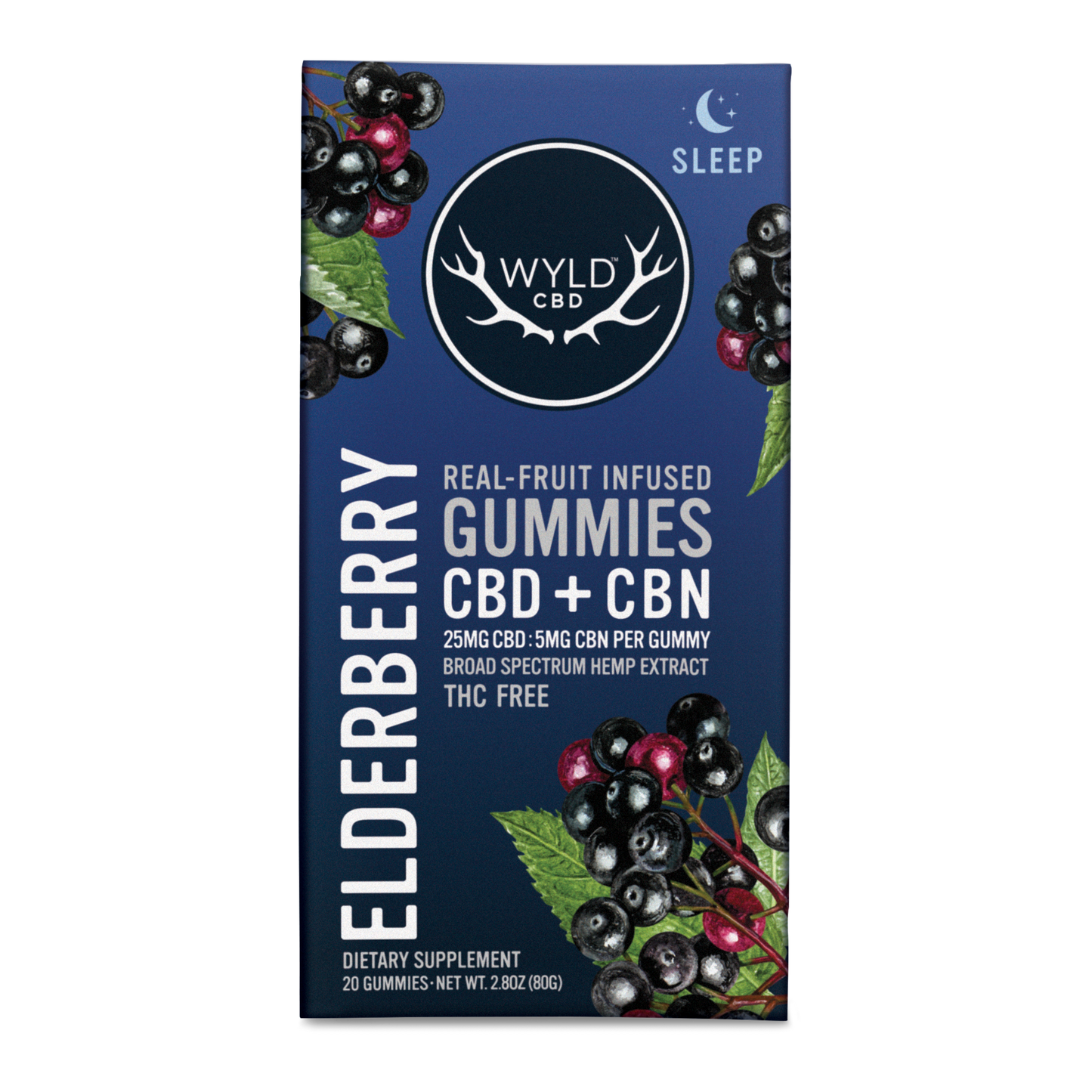 Elderberry CBD:CBN Gummies | THC-Free