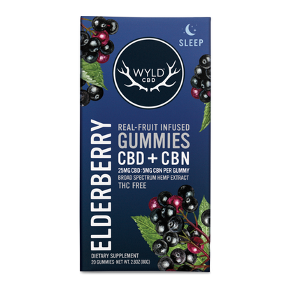 Elderberry CBD:CBN Gummies | THC-Free