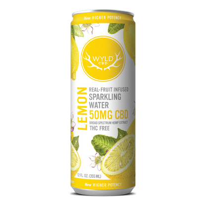 Lemon CBD Sparkling Water | THC-Free