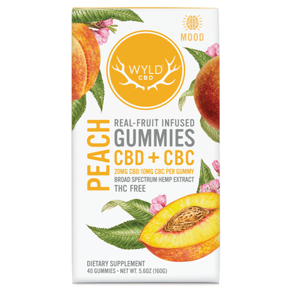 Peach CBD:CBC Gummies | THC-Free