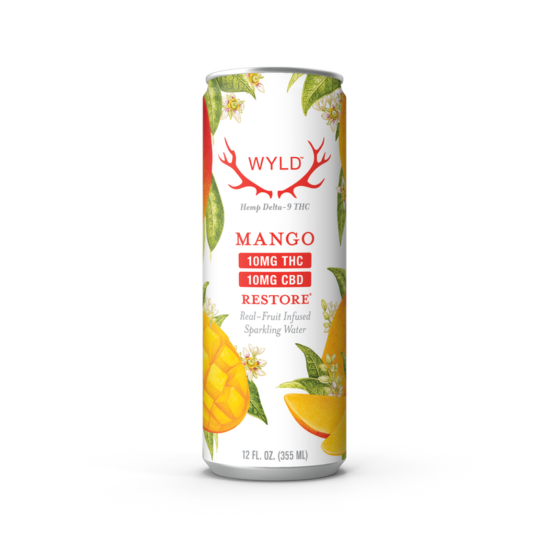 Mango THC:CBD Sparkling Water | Restore