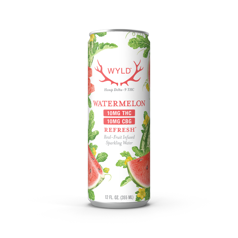 Watermelon THC:CBG Sparkling Water | Refresh