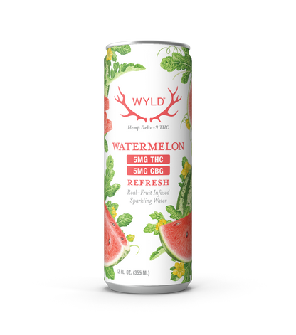 5mg | Watermelon THC:CBG Sparkling Water | Refresh