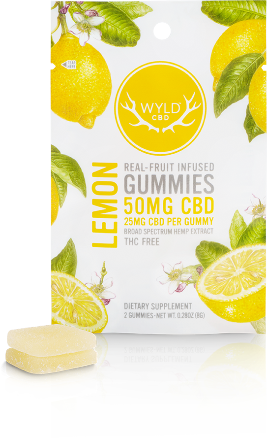 Lemon CBD Gummies | 2-Pack