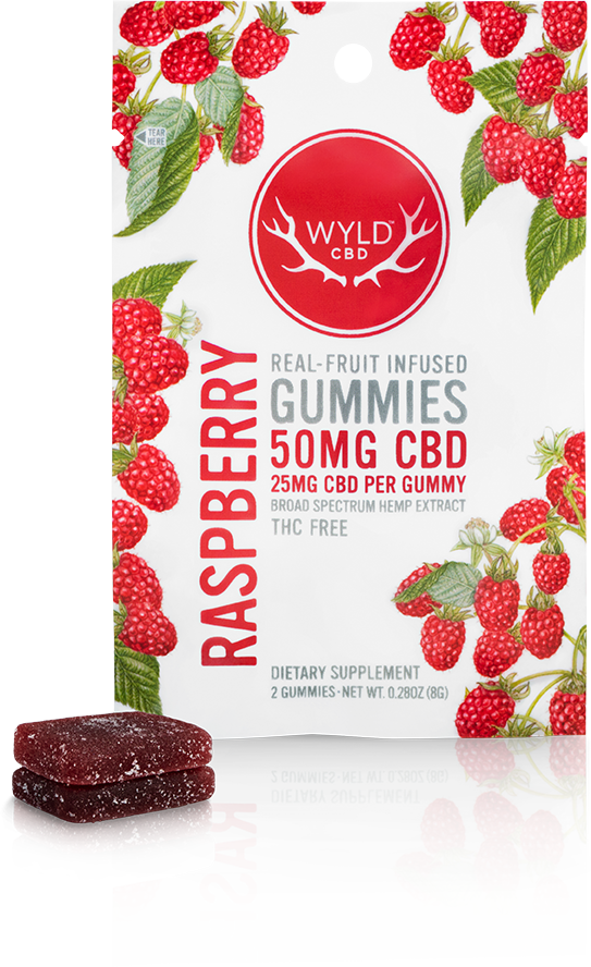 Raspberry CBD Gummies | 2-Pack