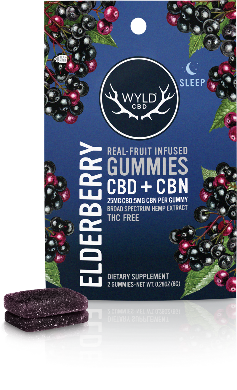 Elderberry CBD:CBN Gummies | 2-Pack